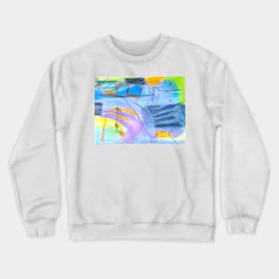 Strong winds abstract Crewneck Sweatshirt